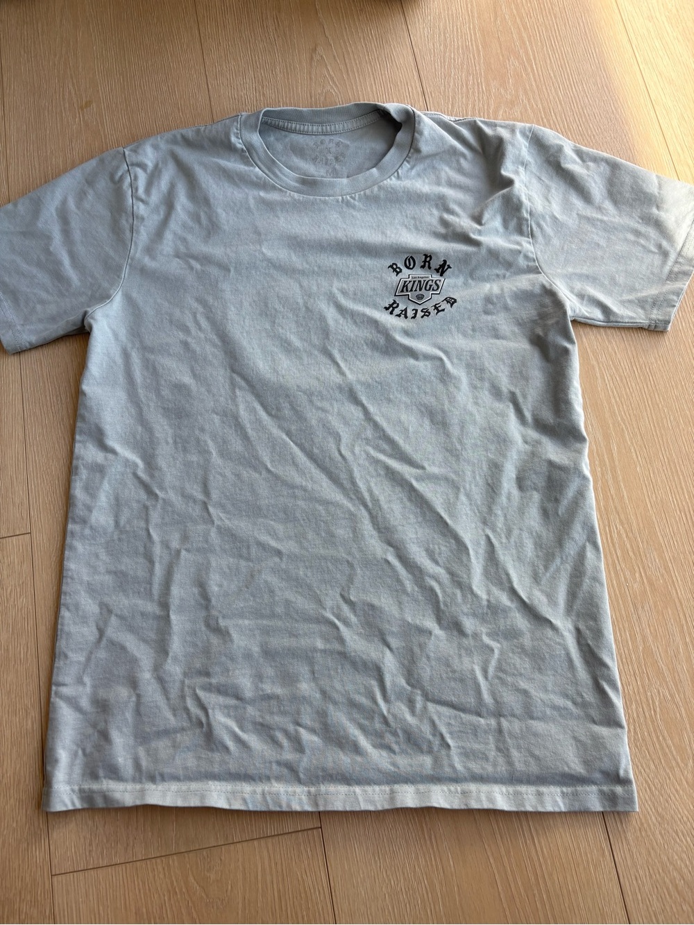 Men's Light Gray Crewneck Graphic Tee -